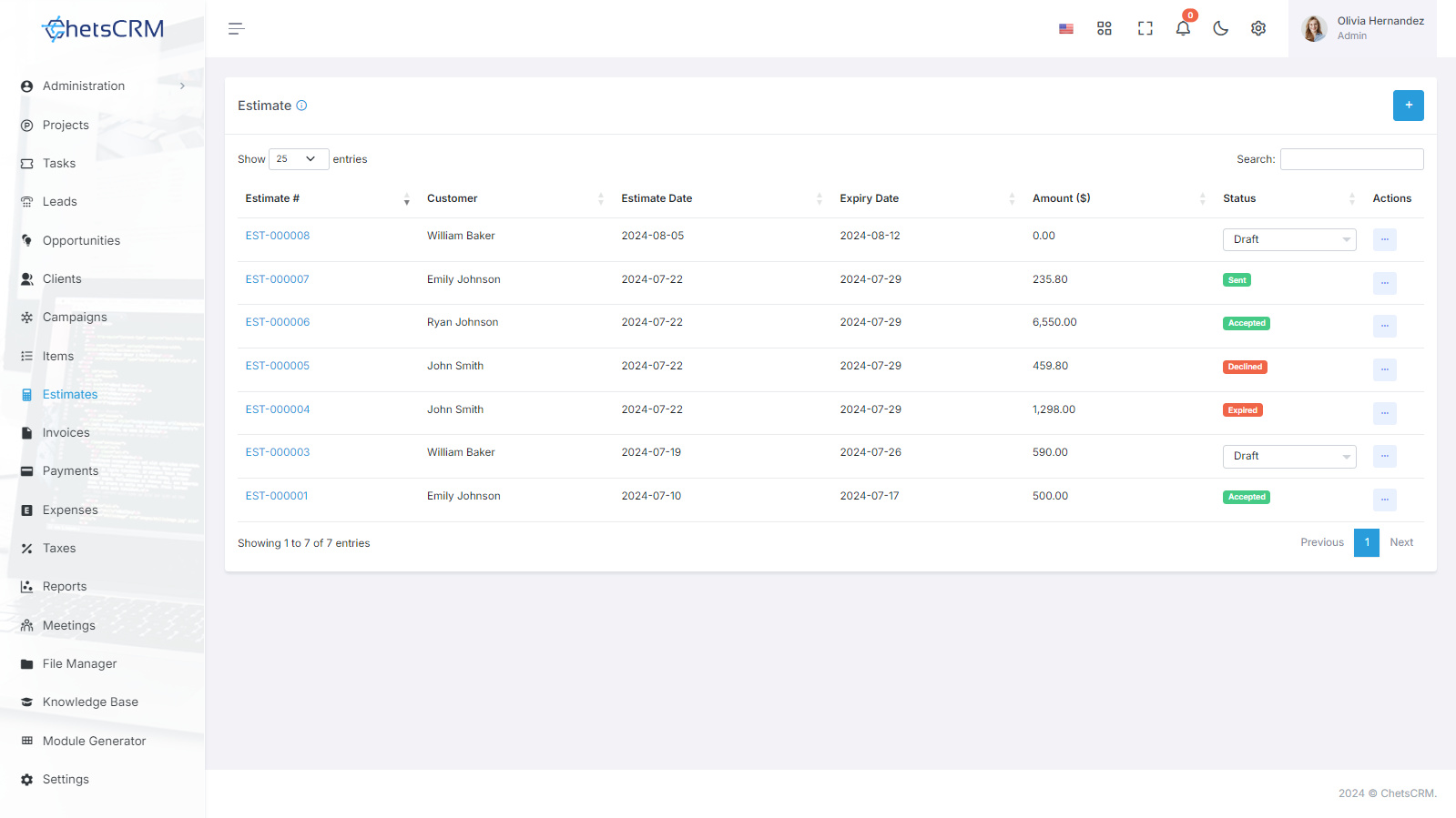 How To Accept The Estimate Sent?